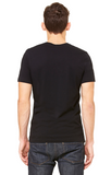 Solid Black Unisex Jersey Short-Sleeve T-Shirt
