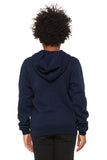 Black Youth Unisex Sponge Fleece Pullover Hooded Sweatshirt